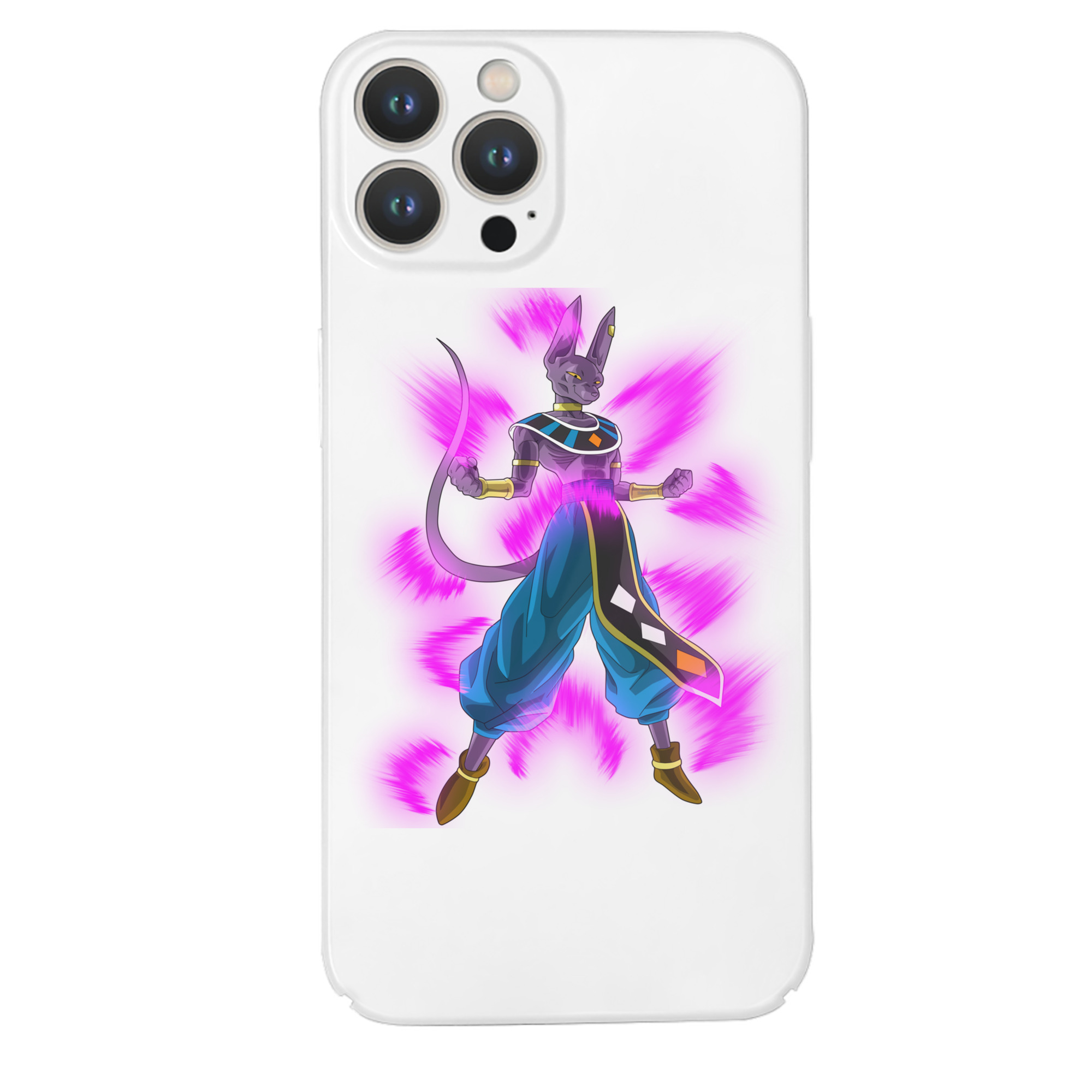（画像用） ドラゴンボール ビルス 破壊神ビルス DRAGON BALL Beerus Birusu 【iPhone 14シリーズ対応】ハードケース